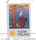 1993 Finland Christmas Label Charity Seal Cinderella Rabbit Bunny Lapin Hase And Christmas Stamp - Postcard - Cartas & Documentos