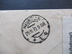 Delcampe - Schweden 1919 Einschreiben Reko Brief Linköping Nr. 614 Nach Neukölln Mit Ank. Stempel. Zensur: Auf Grund / Geöffnet - Storia Postale