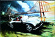 ► PORSCHE  356 San Fransisco - Roadside Golden Gate Bridge - Litho. Aude B. Creation - American Roadside