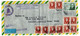 Brésil--1956--Lettre Recommandée De SAO PAULO  Pour St DENIS (France).timbres...cachets..Consulat Honduras.à Saisir - Covers & Documents