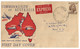 (FF 33) Australia FDC (2 Covers) Aviation (round Australia Flight) - First Flight Covers