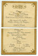 Menu XIXe Du Restaurant Ledoyen (coupé En Deux) . Circa 1880 . - Menu