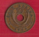 BRITISH EAST AFRICA -TEN CENT - BRONZE -1943 - George VI. - British Colony