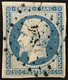 YT 14Af 20c Bleu Laiteux LPC 1824 Macon Saône-et-Loire TTB (°) Obl 1853-60 (12+1,4 Euros) – Ciel - 1853-1860 Napoléon III