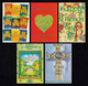 IRELAND 1998 St Patrick's Day: Set Of 5 Greeting Cards With Pre-Paid Envelopes MINT/UNUSED - Postal Stationery