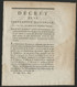 Décret De La Convention Nationale Du 2/6/1793 Suite Aux MOUVEMENTS CONTRE-REVOLUTIONNAIRES EN LOZERE  (voir Description) - Decreti & Leggi