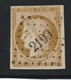 France N° 1 Cérès 10 Centimes Oblitération Petit Chiffre 2199 Trés Belle Oblitération , Un Petit Clair - 1849-1850 Ceres