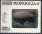 Hologramm-Briefmarke Mongolei 2482,Brf+4-KB ** 25€ Zeppelin In Ulan Bator 1993 Air Letter Bloc Sheetlet Bf Mongolia - Hologramme