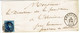 Lettre Médaillon 20C De Lessines 14/01/1858 Vers Velaine Par Tamines P71 Au Directeur De La Poudriere - Annulli A Barre: Riscossioni