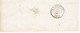 Lettre Médaillon 20C De Lessines 14/01/1858 Vers Velaine Par Tamines P71 Au Directeur De La Poudriere - Oblitérations à Barres: Perceptions