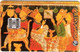METROCARD : MET028 600 (in Black) Temple Mural 2 (chip On Front) USED - Sri Lanka (Ceylon)