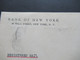 USA 1938 Registered Letter Bank Of New York Luftpost Nach Posen / Poznan An Baroness Von Ohnesorge Rücks. 9 Stempel - Briefe U. Dokumente