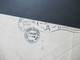Delcampe - USA 1905 GA Umschlag Mit Fahnenstempel Washington DC Station A Und 3 F.B.B. Stempel Nach London / Nachporto - Covers & Documents