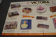 Ancienne Publicité Affiche Chocolat Victoria Pour Magasin,collection,59 Cm. Sur 35 Cm. - Publicités