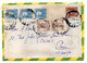 Brésil -1957 --Lettre Illustrée De Sao Paulo Pour St DENIS (France)-- Composition De Timbres ...cachet - Cartas & Documentos