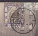 China TIENTSIN Cancel Woman W. Umbrella In Snow Perfin Perforé Lochung 'H.S.B.C.' THE HONG KONG & SHANGHAI BANKING CORP. - Lettres & Documents