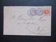 GB 1898 Michel Nr. 65 Waagerechtes Paar MiF Mit Nr. 86 Geprägter Umschlag Moeller & Condrup 78 Fore Street London - Cartas & Documentos