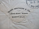 GB 1898 Michel Nr. 89 EF Stempel Sheffield Umschlag Marsh Brother & Co. Ponds Steel Works Sheffield - Unclassified