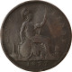 Monnaie, Grande-Bretagne, Victoria, Penny, 1877, TB, Bronze, KM:755 - D. 1 Penny