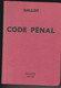 DALLOZ : CODE PENAL 1975 Comme Neuf - Derecho