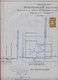 258877 / Bulgaria 1941 - 10 (1940) Leva Revenue Fiscaux , Plan For Plumbing A House In Sofia , Bulgarie Bulgarien - Other Plans