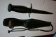 COUTEAU DE LANCER STYLE POIGNARD COMMANDO BERET ROUGE ANCIEN LONGUEUR 29 CM LONGUEUR LAME 18 CM - Knives/Swords