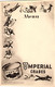 2 Cartes Menu Imperial Crabes  Illustr. P. Leleux Chien Fox Dog Imprim Melsen   Cigarettes St. Michel - Menú