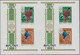 Bhutan: 1968, BHUTAN: Summer Olympics Mexico Miniature Sheet 1.05nu. Discus Throwing And 5nu. Footba - Bhutan