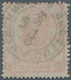 China: 1878, Large Dragon Thin Paper 3 C. Red, With Largely Complete Cancellation "CUSTOMS NEWCHWANG - Andere & Zonder Classificatie