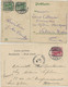 LOT DE 5 CARTES OBLITERATIONS MULHAUSEN - BARR -STRASBOURG -BARR -1905 A 1930 - Briefe U. Dokumente