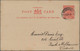 Delcampe - Tasmanien - Ganzsachen: 1900/1912 Ca., Collection With Ca.20 Mostly Used Postal Stationery Cards And - Briefe U. Dokumente