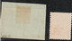 Maroc. Protectorat. 2 Timbres Sur Carton. Yvert Et Tellier N° 213. 1943. Tour Hassan. Variétés. Fond Blanc Sans Rayures. - Errores En Los Sellos