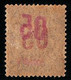 DAHOMEY - N°  34 - Type BLANC - 4c Surchargé 0.5 - SURCHARGE DOUBLE AU VERSO - - Altri & Non Classificati