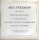 45 Tours  BILL COLEMAN - Negro Spirituals - Jazz