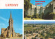 53 Landivy Carte 3 Vues Vue Aerienne Eglise Cachet Landivy - Landivy