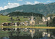 1071) GOLDEGG - Bahnstation SCHWARZACH - Häuser U. Kirche SPIEGELUNG Im SEE - Top !! - Goldegg