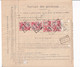 DDY 460 -- Collection THOUROUT - Facture Et Document De DOUANE BRUGGE S/Timbres Fiscaux , Gare De TORHOUT 15 VII 1944 - Documentos