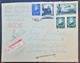 ROMANIA 1949 - Registered Letter From Bucarest To Zollikon-Zürich/Switzerland - Covers & Documents