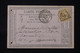 FRANCE - Carte Précurseur De Château Thierry Pour Amiens En 1876, Affranchissement Cérès 15ct, GC 926  - L 87150 - Tarjetas Precursoras