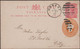 Tasmanie 1893. Entier Postal, Timbre Complémentaire Timbré Sur Commande. Rare Ayant Voyagé Depuis Hobart - Lettres & Documents