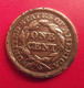 USA. United States Of America. One Cent 1849. Braided Hair - Loten