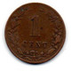 Pays Bas - 1 Cent 1880 - TB - 1849-1890: Willem III.