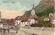 ALTDORF Schweiz (Kanton Uri), Ca. 1910 Ungebr. Farbige AK Bei Der Kirche Mit Velo Fabrik, Mit Papierfalte - Enorm Selten - Altdorf