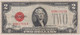 2 DOLLARS , U.S. NOTE SERIES 1928 F , RED SEAL - Biljetten Van De Verenigde Staten (1928-1953)