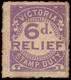 AUSTRALIA VICTORIA 1930 6d MUH RELIEF TAX STAMP DUTY REVENUE - Mint Stamps