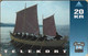 Faroe Isl. - FO-FOT-0011, Ship Type "seksæringur", Sailing Ship, 20 Kr, 80,000ex, 9/95, Used - Isole Faroe