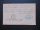 Schweiz 1878 Nr. 22 Als Zusatzfrankatur Auslandskarte Solothurn - Ulm Firmenstempel Fr. Wyss Handelsgärtner - Lettres & Documents