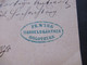 Schweiz 1878 Nr. 22 Als Zusatzfrankatur Auslandskarte Solothurn - Ulm Firmenstempel Fr. Wyss Handelsgärtner - Storia Postale