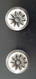 Autres Collections - Deux  Boutons De Col Anciens Décor De Marguerite - Boutons De Col /de Manchettes