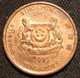 SINGAPOUR - SINGAPORE - 1 CENT 1995 - KM 98 - ( Blason Bas ) - Singapour